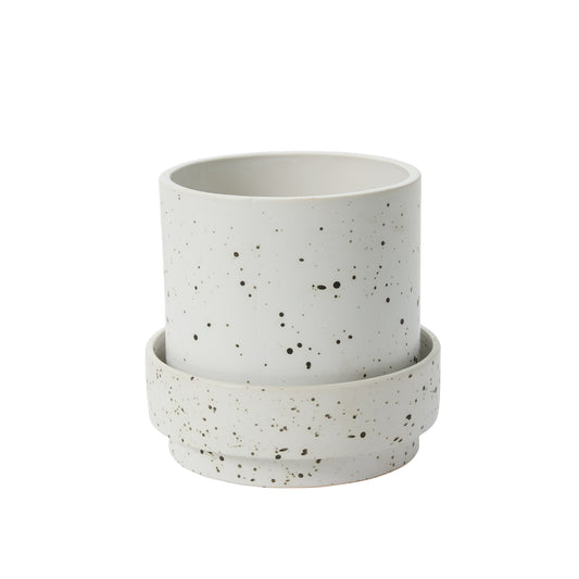 Claxton Pot with Saucer 8"x 7.75"