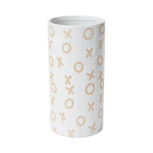 Hugs and Kisses Vase 3.75"x 7.75"
