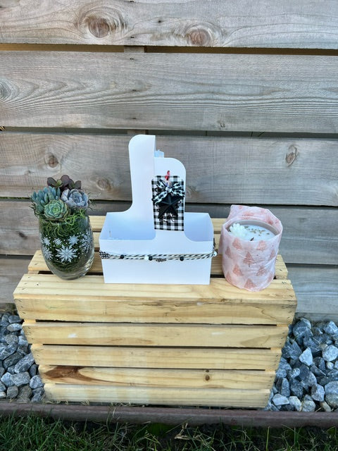Black and white Cup Holder Gift Set