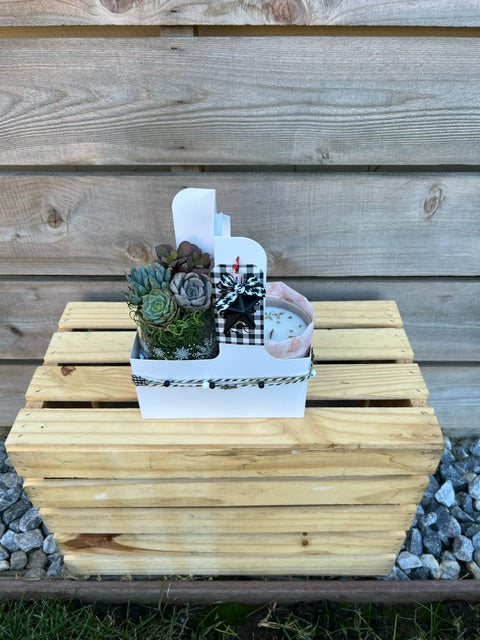 Black and white Cup Holder Gift Set