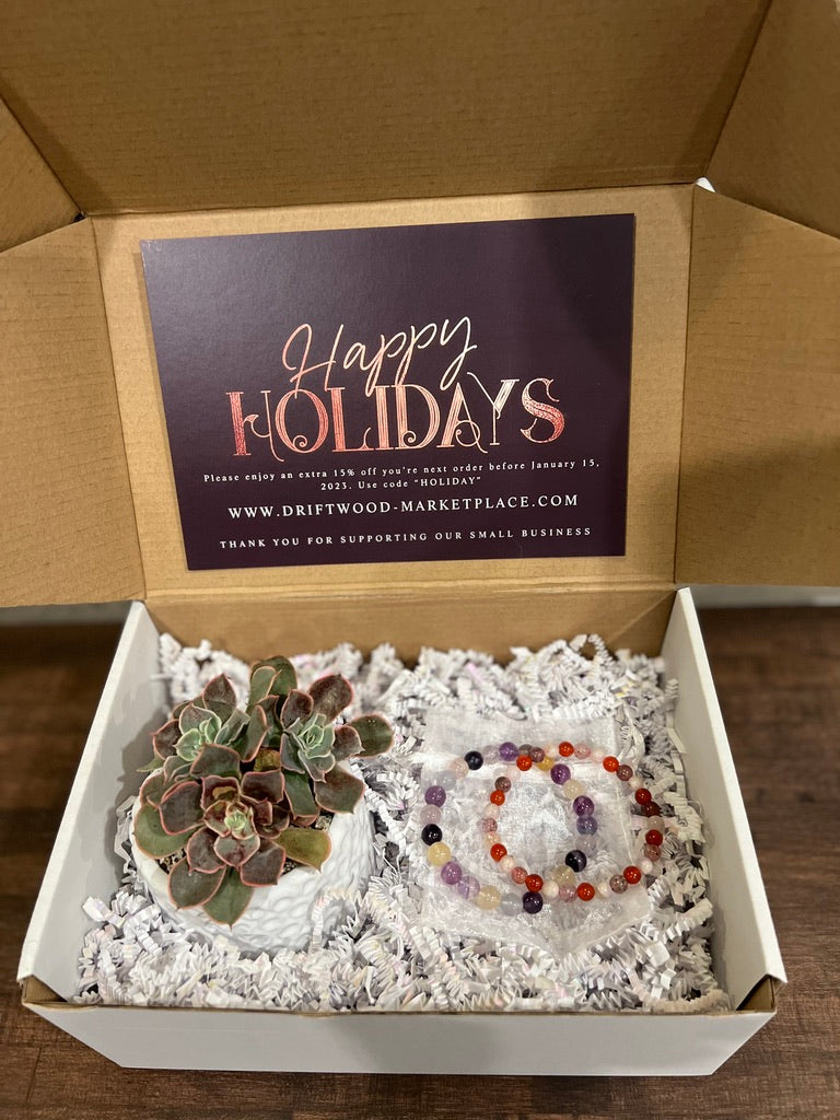 Holiday Box with Crystal Bracelets