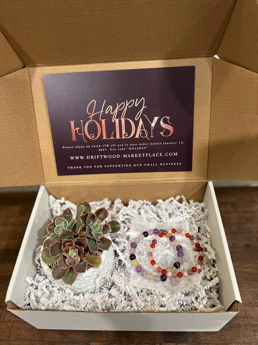 Holiday Box with Crystal Bracelets