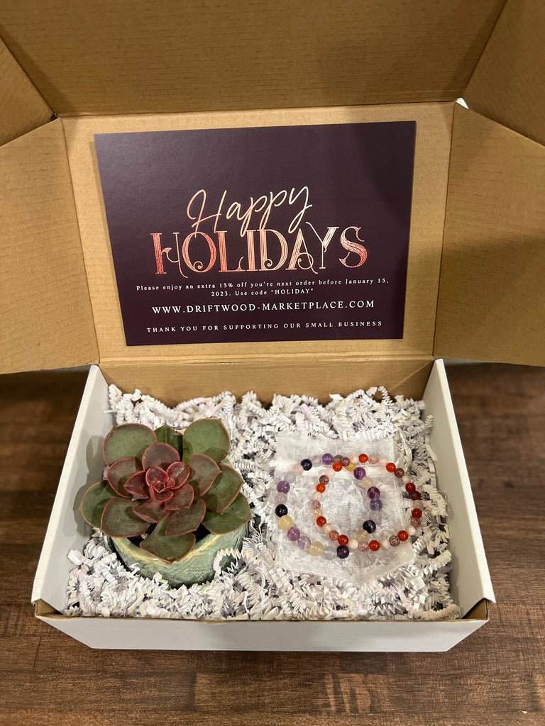 Holiday Box with Crystal Bracelets
