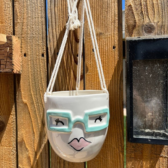 Hanging Fab girl pot